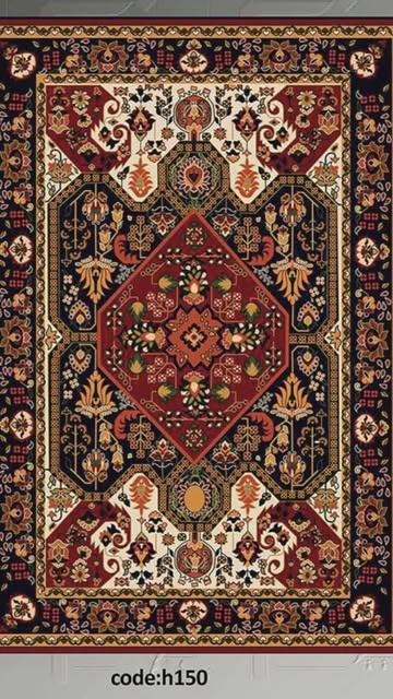 فرشینه طرح چاپی ۱۵۰×۲۲۵